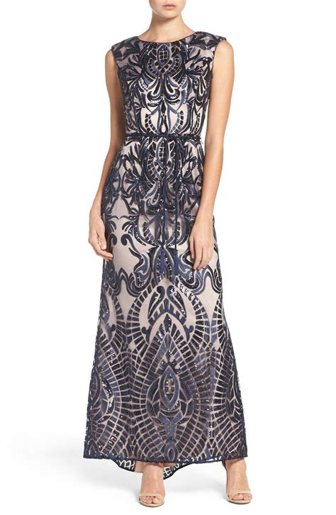 hodillards vince camuto dress|vince camuto formal gowns.